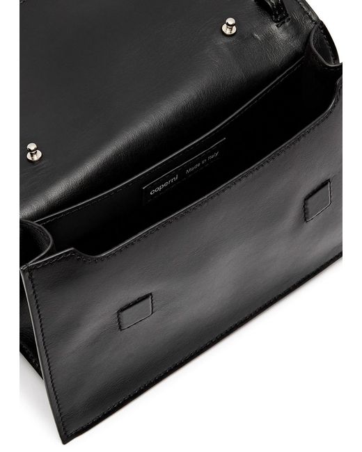 Coperni Black Folder Mini Leather Cross-body Bag