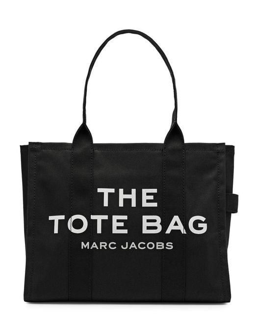 Marc Jacobs Black The Tote Large Canvas Tote