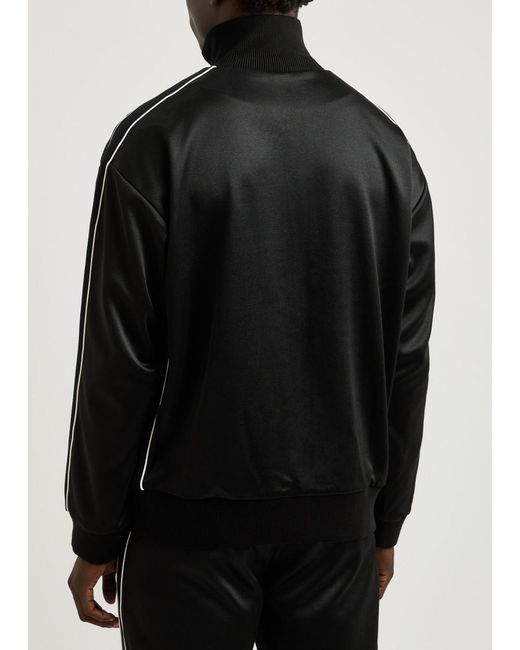 Loewe Black Anagram Satin-Jersey Track Jacket for men