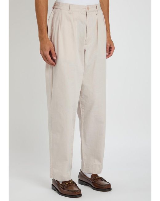 Service Works London Natural Ripstop Part Timer Canvas Trousers for men