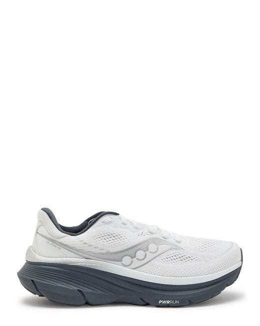 Saucony White Guide 19 Mesh-Knit Sneakers for men
