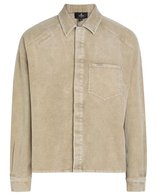 Represent Natural Sierra Corduroy Overshirt for men