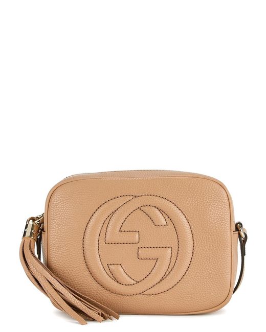Gucci Natural Soho Small Leather Cross-Body Bag