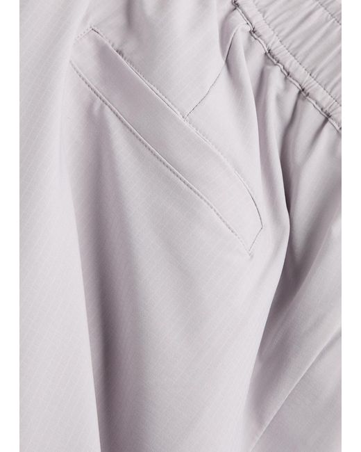 Varley Gray Tacoma Straight-Leg Shell Trousers