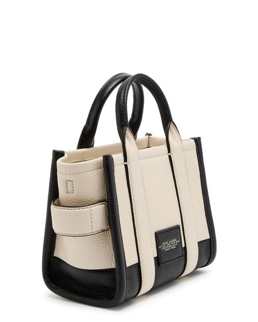 Marc Jacobs Natural The Tote Mini Panelled Leather Tote