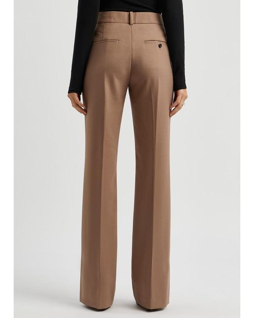 Helmut Lang Brown Stretch-twill Bootcut Trousers