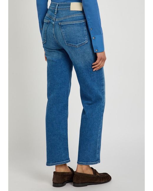 Citizens of Humanity Blue Palma Straight-Leg Jeans