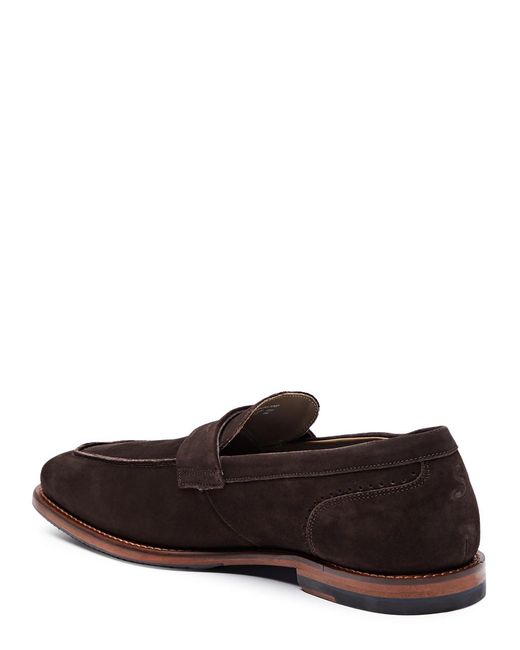 Oliver Sweeney Brown Buckland Suede Loafers for men