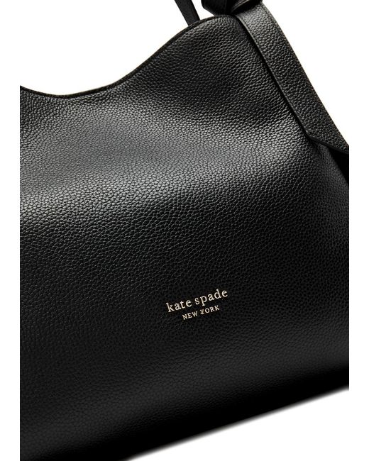 Kate Spade Black Knott Large Leather Shoulder Bag