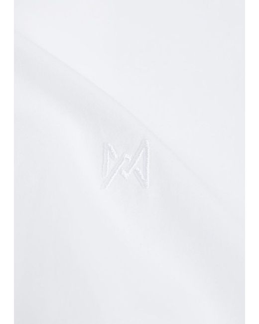 Agolde White X Maria Mcmanus Cotton-Poplin Shirt