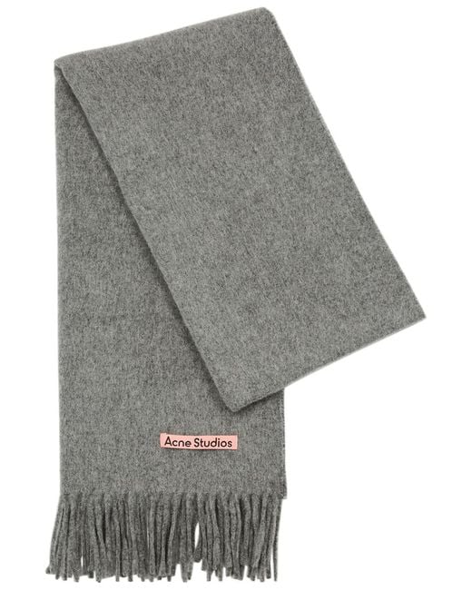 Acne Gray Canada Wool Scarf