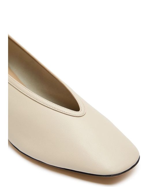 Le Monde Beryl Natural Luna 40 Leather Pumps