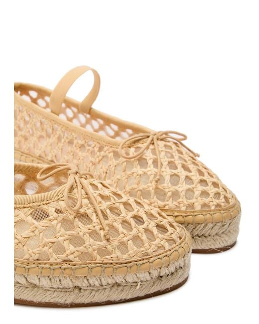 Loeffler Randall Natural Kayla Raffia Ballet Flats