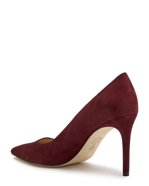 Stuart Weitzman Brown Stuart Power 85 Suede Pumps