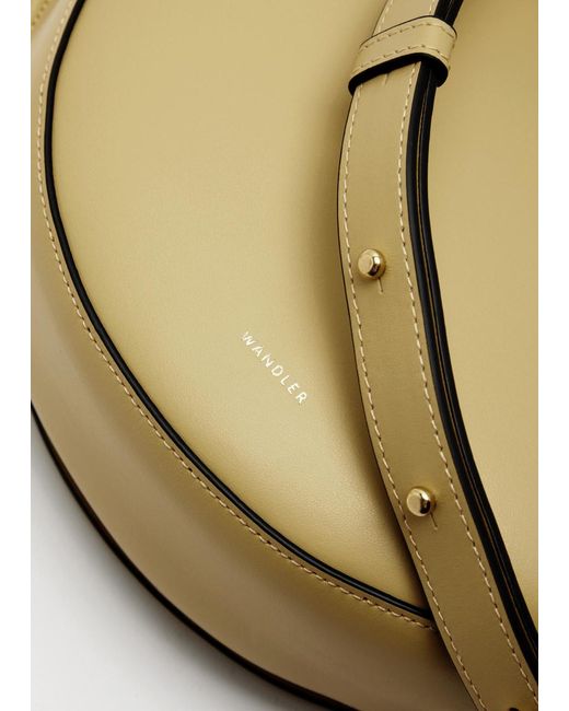 Wandler Metallic Hortensia Medium Leather Top Handle Bag