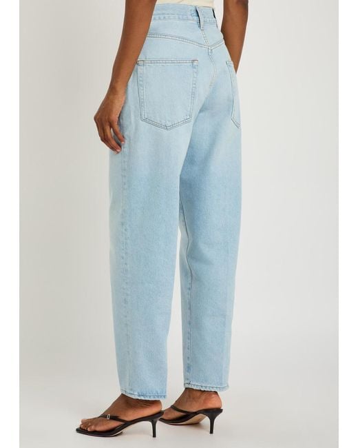 Agolde Blue X Maria Mcmanus 80S Tapered-Leg Jeans