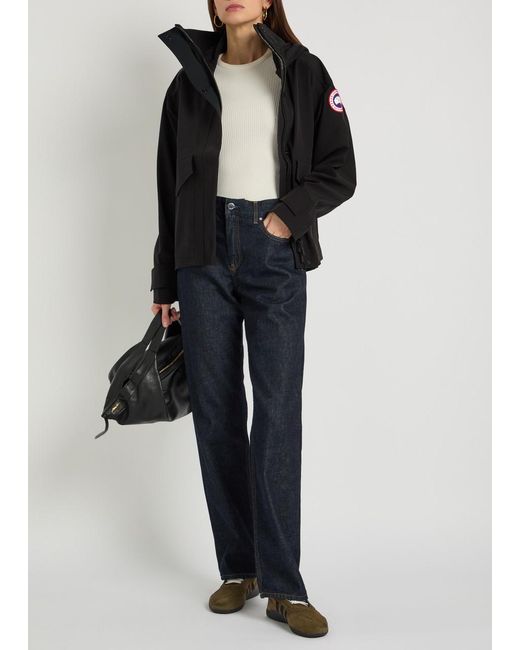 Canada Goose Black Tofino Hooded Rain Jacket