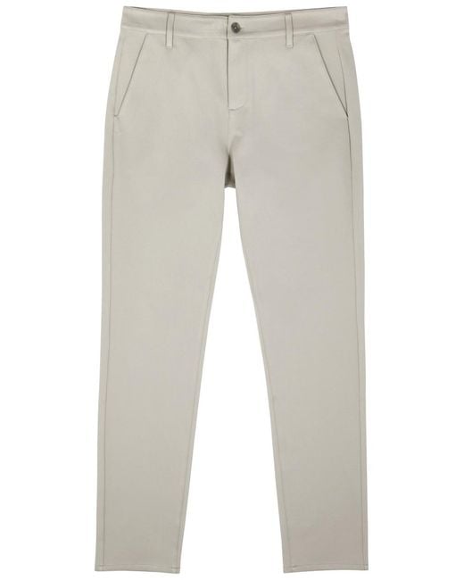 PAIGE Gray Stafford Slim-leg Stretch-jersey Trousers for men