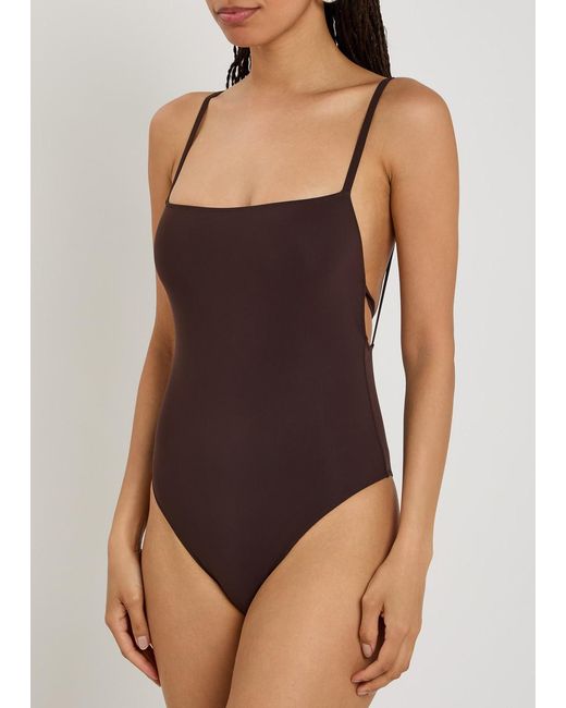 Lido Brown Tre Swimsuit