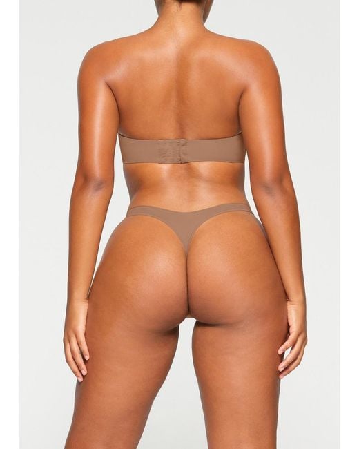 Skims Brown Strapless Bra