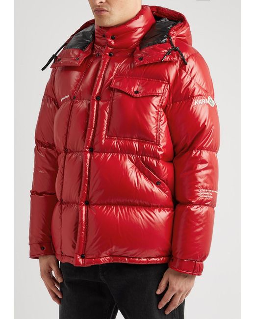 Moncler Red 7 Frgmt Anthem Quilted Shell Jacket for men