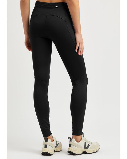 On Shoes Black Performance Stretch-jersey leggings