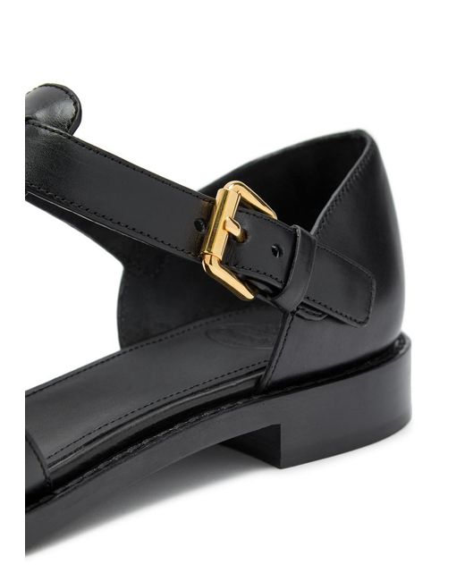 Church's Black Kelsey Woven Leather Sandals