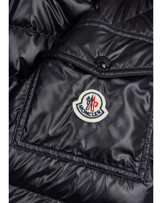 Moncler Black Lauros Quilted Shell Jacket for men