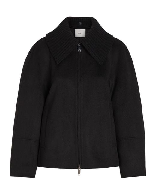 Joseph Black Cooksey Wool And Cashmere-Blend Jacket