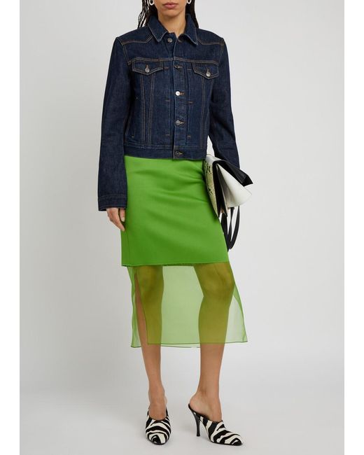 Khaite Blue Augustine Denim Jacket
