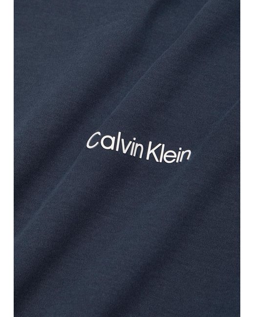 Calvin Klein Blue Logo Cotton T-shirt for men