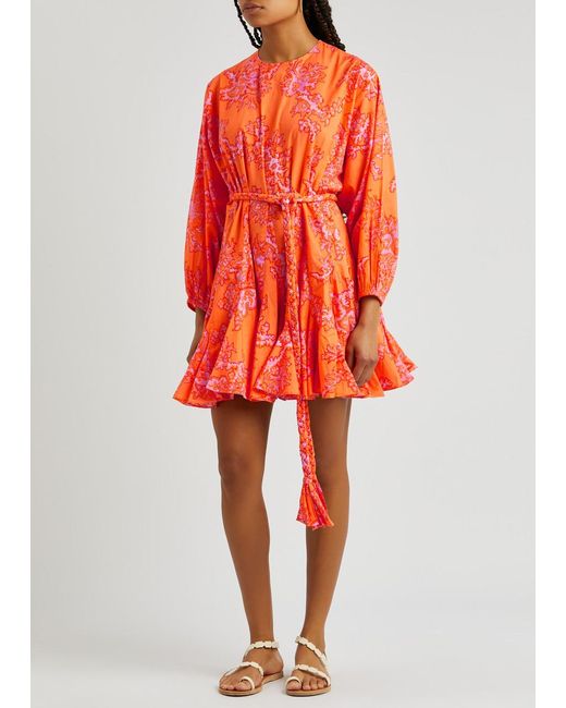 cotton on orange dress Lorraine Kelly returns in a stylish orange midi shirt dress