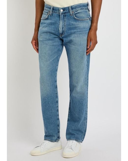 Citizens of Humanity Blue Elijah Straight-Leg Jeans for men
