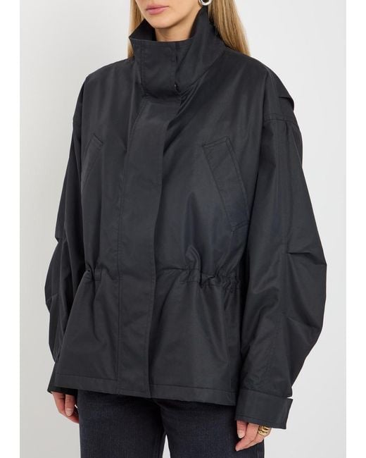 ARMARIUM Black Germana Waterproof Cotton-Blend Jacket