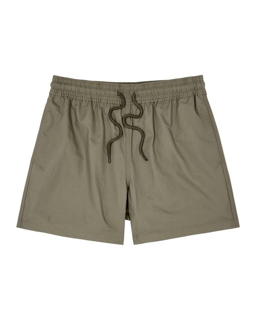 COLORFUL STANDARD Green Shell Swim Shorts, Shorts, for men