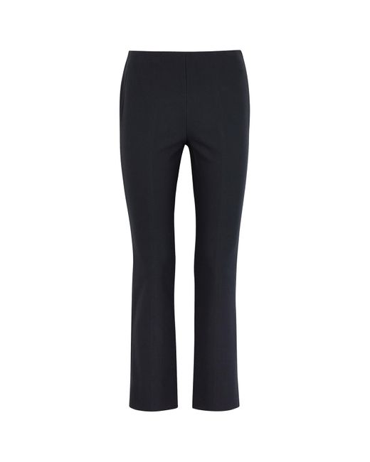 Vince Blue Off- Stretch-Jersey Trousers