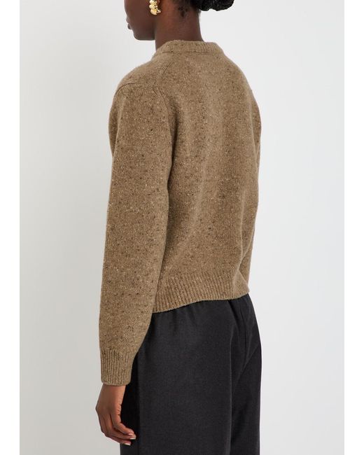 Rohe Natural Mouliné-Knit Wool-Blend Jumper