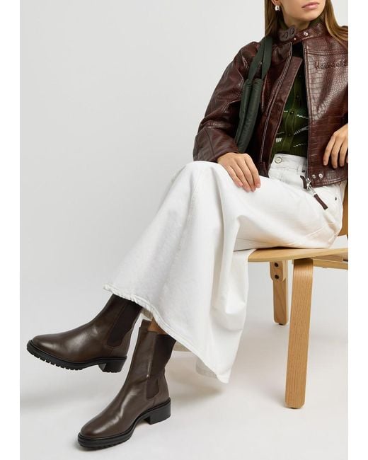 Aeyde Brown Jack Leather Chelsea Boots