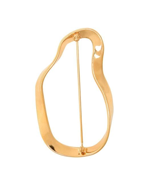 Agmes Metallic Vera 18Kt Vermeil Brooch