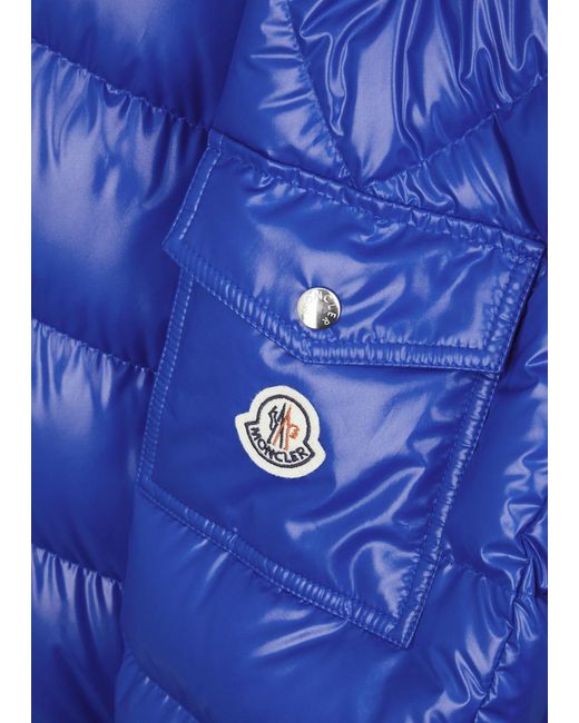 Moncler Blue Bourne Quilted Shell Jacket for men
