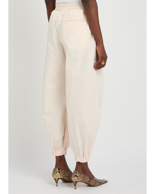 RÙADH Pink The Forbes Balloon-Leg Cotton Trousers