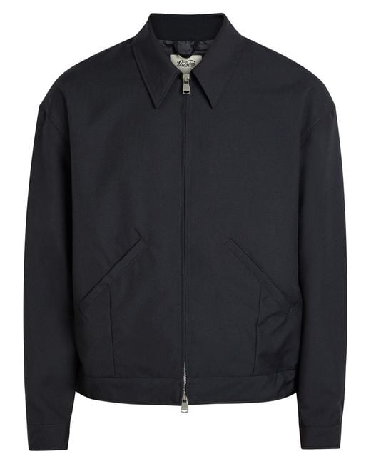 Valstar Black Twill Bomber Jacket for men