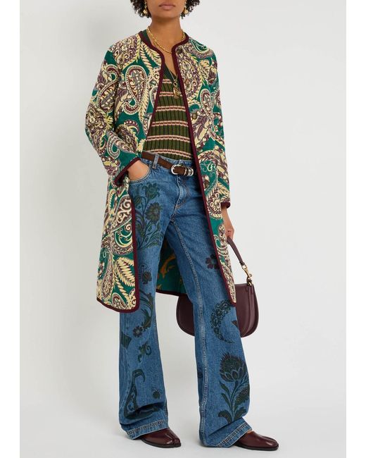 Etro Multicolor Reversible Jacquard Jacket