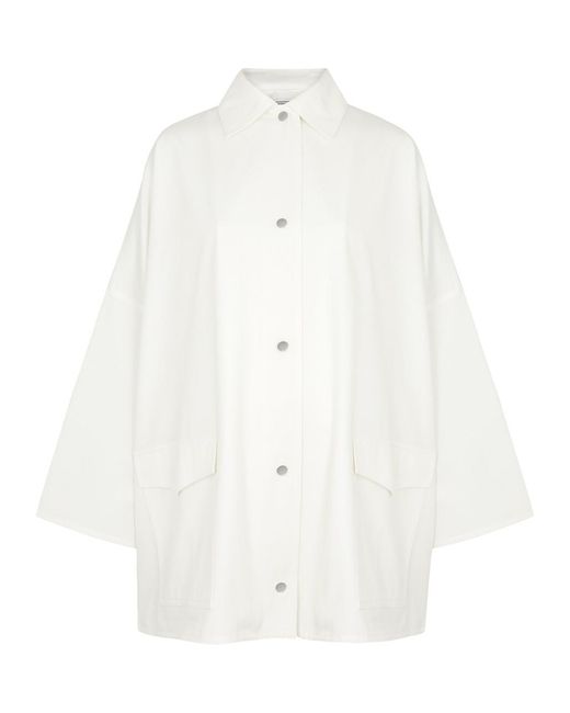 Totême  White Cotton-Twill Jacket
