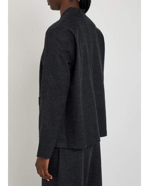 Eileen Fisher Black Wool Jacket