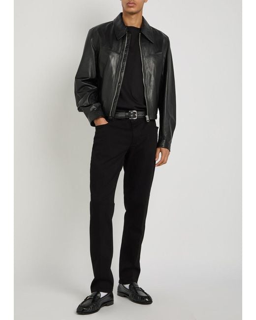 Emporio Armani Black J06 Slim-Leg Jeans for men
