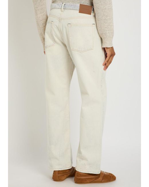 Our Legacy Natural Third Cut Straight-Leg Jeans for men