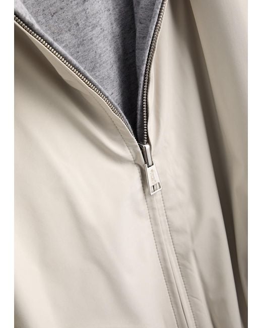 Aurélien White Resort Reversible Shell Jacket for men