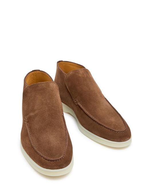 Aurélien Brown City Suede Loafers for men