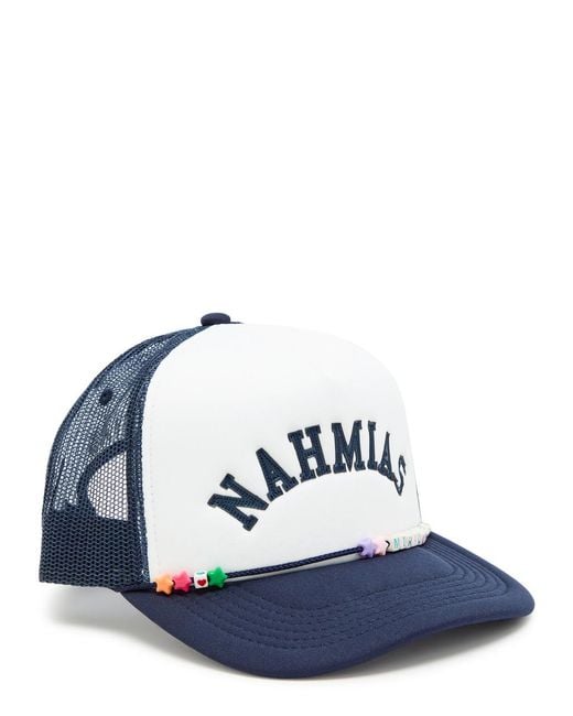 NAHMIAS Blue Friendship Neoprene And Mesh Cap for men